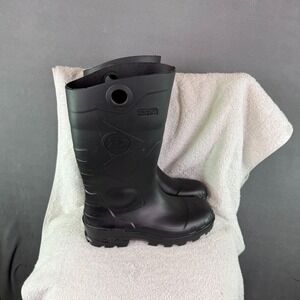 Dunlop Chesapeake Mens 10 Black Rubber Boot Waterproof Work Boot USA Made Muck